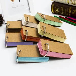 50 fogli/set carta di carta in tinta unita vuota blocco note raccoglitore blocco note mini cancelleria portatile nota adesiva per il personale degli studenti 1