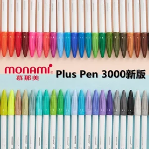Monami 60 colori Fibra Penna gel per acquerello Marcatura Punti chiave Penna a sfera a base d'acqua Cancelleria colorata Materiale scolastico per ufficio 1