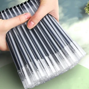 Haile 10 pezzi penna gel di grande capacità senza ricarica 0,5 mm penne a sfera penna roller scuola ufficio esame aziendale scrittura di cancelleria 1