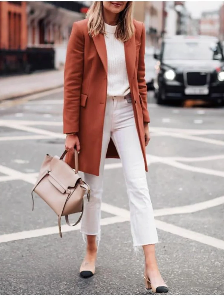 Cappotti in misto lana da donna Capispalla Trench da donna invernale caldo con giacche streetwear foderate Femela Novità in cappotti 2