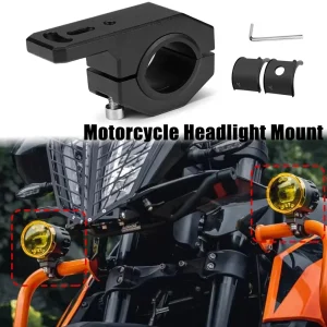 Staffa di montaggio per faretto per moto Staffa per faretto Staffa per faretto per luci da lavoro sospese in tubo tondo esagonale in alluminio 1