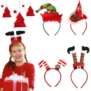 Nuova fascia decorativa natalizia Copricapo Bambini Forniture per feste per adulti Decorazioni per fasce natalizie 1