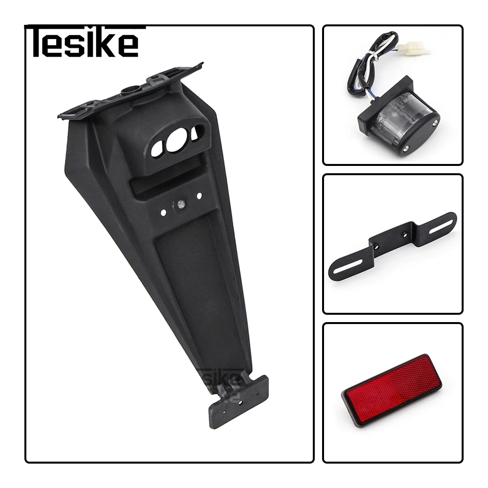 Moto Parafango Posteriore Parafango Con Splash Targa Telaio Staffa di Copertura Per Kawasaki ZX636 ZX-6R ZX6R ZX 6R 2007 2008 4