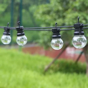 Festoon Led Globe String Light Outdoor Fairy Garden Wedding Party Street String Lamp per la decorazione del patio del cortile 1