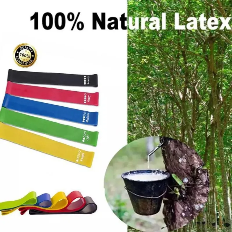 Vari colori Yoga Sport Fasce di resistenza attrezzature da palestra TPE Home Fitness Fasce elastiche Pilates allenamento per l'allenamento della forza 3