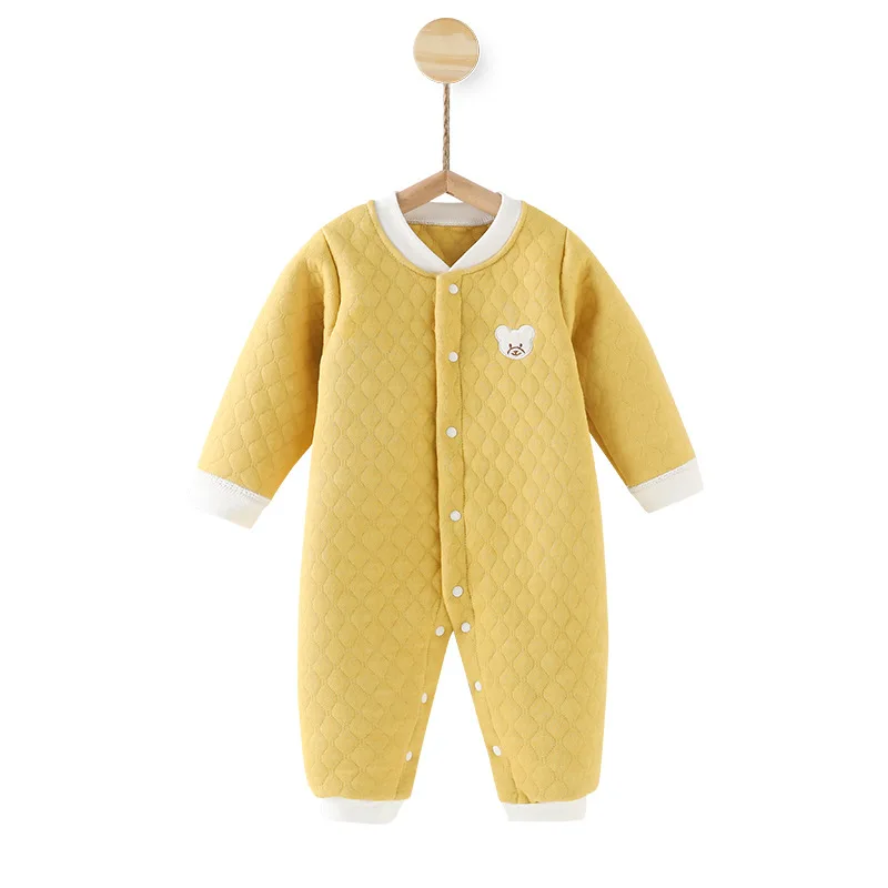 Autunno Inverno Moda unisex Manica lunga Baby Boy Girl Pagliaccetto Cotone morbido Tute neonato Abbigliamento 5