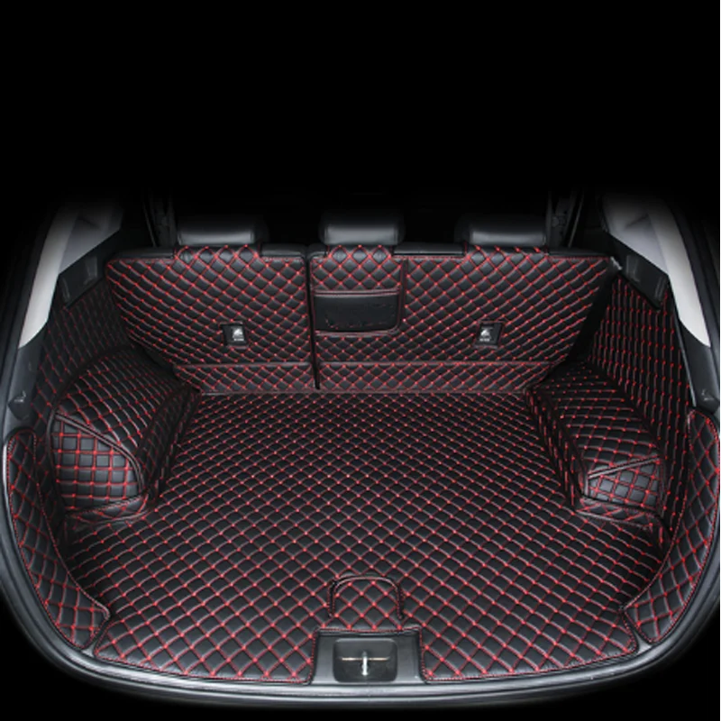 Tappetino per bagagliaio per auto in pelle per hyundai tucson 2019 2020 suv cargo liner accessori interno bagagliaio 6