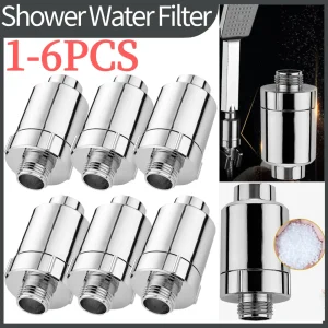Soffione doccia filtrato a carbone attivo Installazione semplice Filtro per purificazione del rubinetto Accessori da bagno staccabili e facili da usare 1