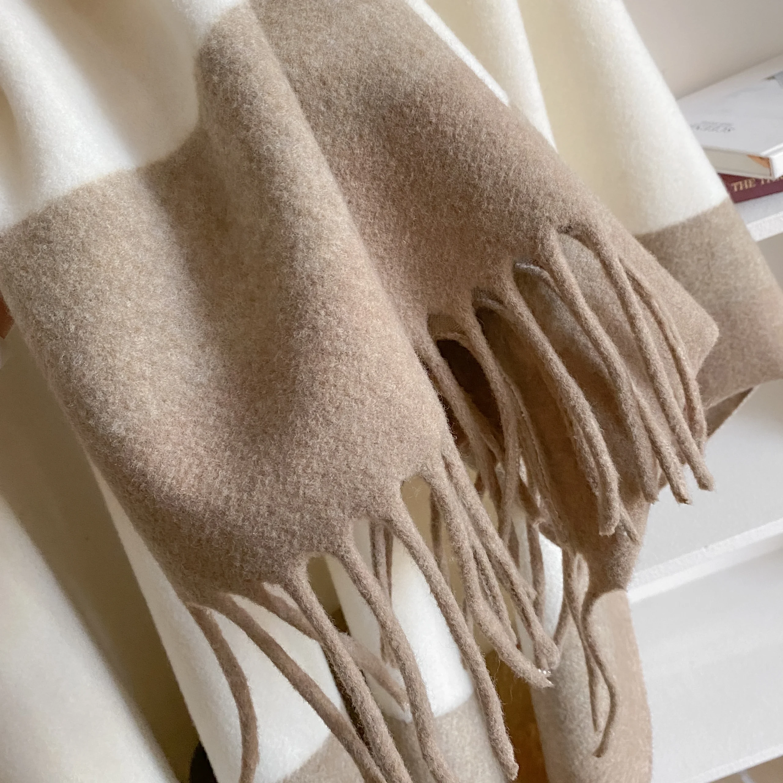 2025 di Nuovo Modo di Inverno Caldo Plaid Poncho E Mantelle Per Le Donne Scialli e Impacchi di Grandi Dimensioni Cashmere Pashmina Femminile Bufanda Mujer 5