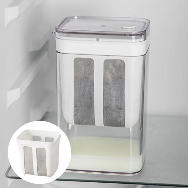 Colino per Yogurt greco colino a rete Fine riutilizzabile multiuso Fine per accessori da cucina per la casa filtro per succo di latte di soia 3