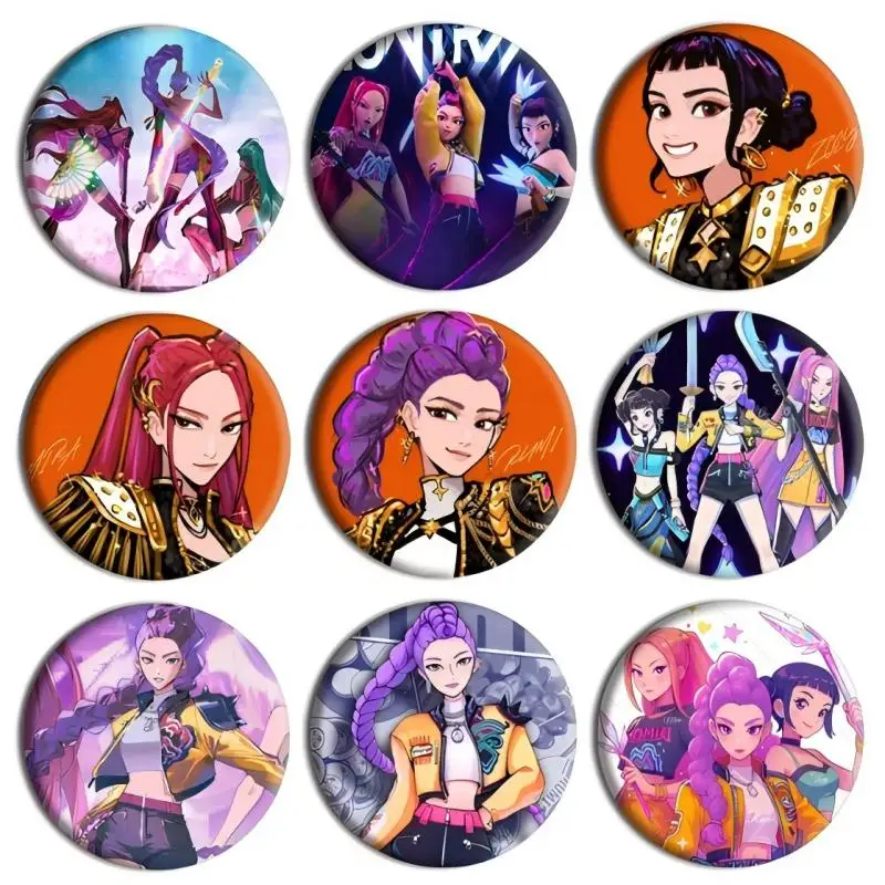 NUOVO Demon Hunters Kpop Decorazioni di compleanno Set Stoviglie Palloncini Banner Tovaglia Borsa Kpop Decorazione torta per ragazza Bomboniere 6