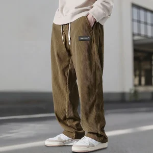 Pantaloni casual da uomo alla moda di qualità premium Pantaloni di velluto a coste per abbigliamento casual quotidiano Vestibilità comoda e durevole 1