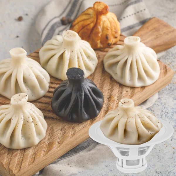 Stampo per fare Baozi a forma di fiore Stampo per panini al vapore a forma di fiore Stampo semplice fatto a mano per stampo da cucina fai-da-te Stampo per panino Baozi Handbanary 6