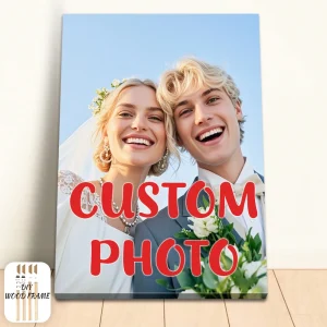 Foto personalizzata su tela di grandi dimensioni da 1 pezzo, regalo personalizzato per la decorazione della stanza, articoli personalizzati per la decorazione della casa, decorazioni murali, regalo personalizzato 1