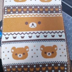 Giappone e Corea 2025 inverno marrone nuovo cartone animato orso sciarpa femminile lolita dolce e carino lana calda sciarpa di velluto artico per le donne 1