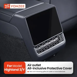 YZ Per Tesla Modello 3 Y Highland Juniper Console centrale posteriore Copertura della presa d'aria Presa d'aria Copertura antipolvere Car Styling Accessorio interno 1