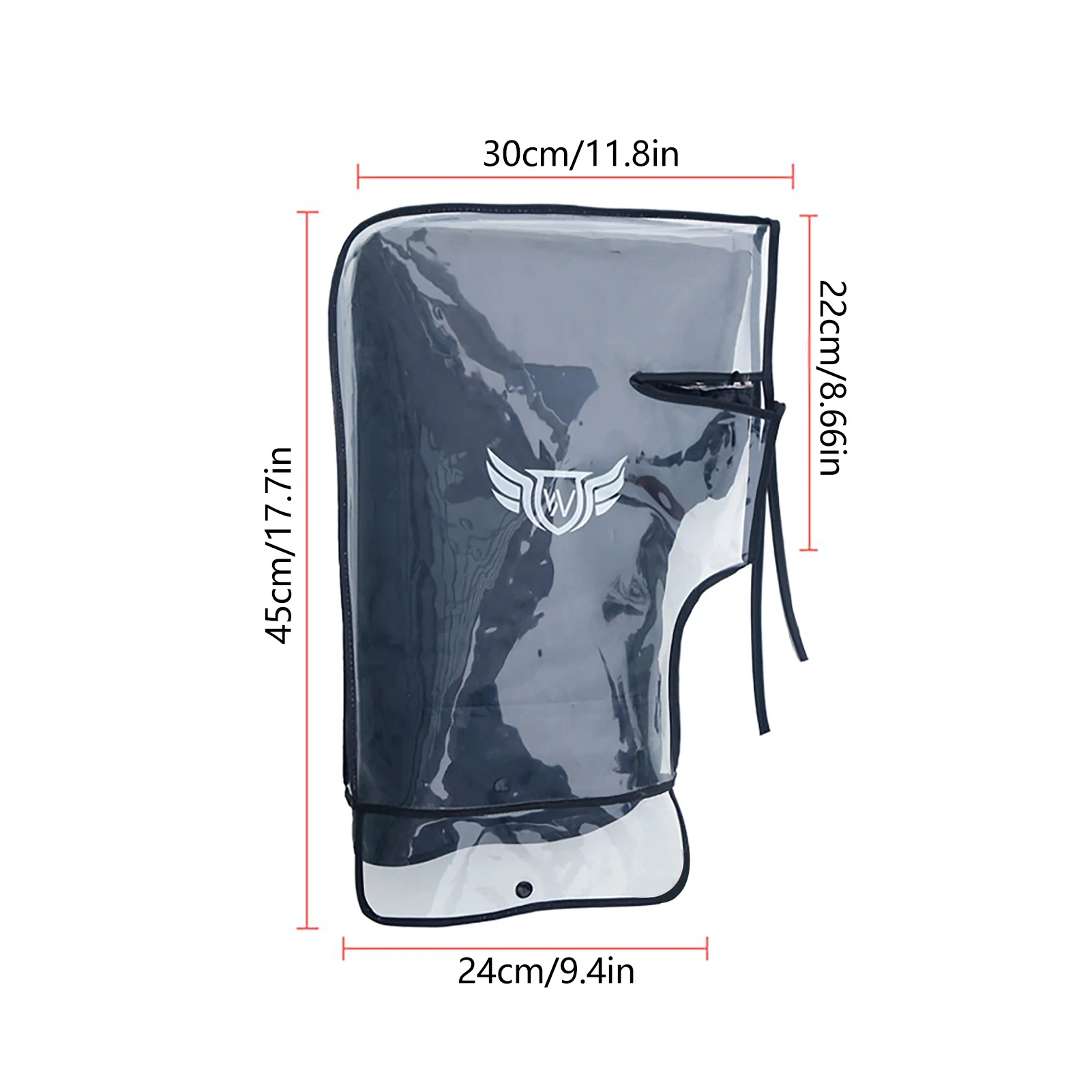 Guanti da moto, scooter, bicicletta, antivento, antipioggia, invernali, per tenere al caldo, protezione calda, maniglia del manubrio, protezione grande 4