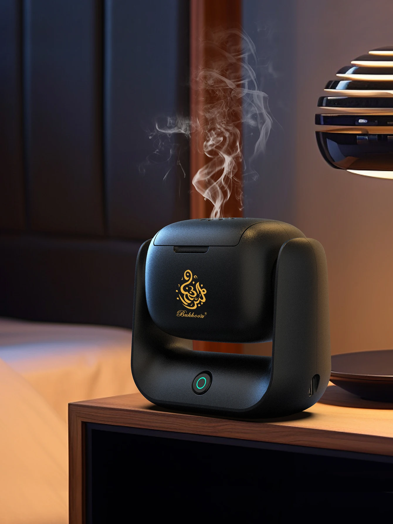 Bruciatore di incenso elettronico girevole Nuova macchina per aromi rotativi Incensiere arabo di alta qualità Set regalo ricaricabile tramite USB 3