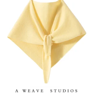 CHICUU Sciarpa da donna in cashmere 100% Sciarpa triangolare primavera autunno Maglieria in cashmere Sciarpa stile semplice Grace di lusso Colore puro 1