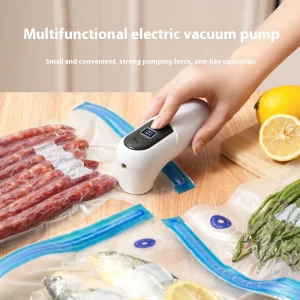 Piccola macchina sottovuoto portatile per alimenti Sigillatura per viaggi d'affari Mini macchina confezionatrice sottovuoto per sigillare la pompa 1