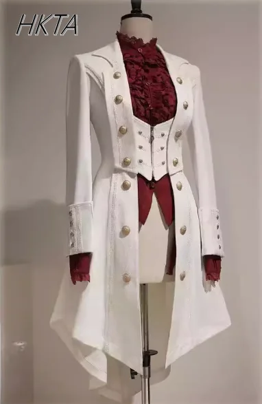 High Sense 2025 Primavera Nuovo Y2k Trench Dark Goth Robe Lolita Cappotti lunghi Lolita High Street Giacca da uomo e da donna Abbigliamento 5