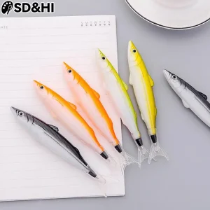 1 pz carino Kawaii pesce di mare cancelleria penna a sfera creativa forniture scolastiche per ufficio novità cancelleria divertente belle penne 0.5mm 1