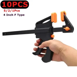 10-1 pz barra di lavoro per la lavorazione del legno F morsetto Clip Kit sgancio rapido a cricchetto velocità spremere lavorazione del legno fai da te carpenteria Gadget utensili manuali 1