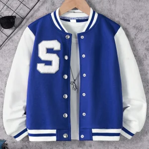 Inverno ragazze carino freddo e caldo lettera ricamo colorato giacche a maniche lunghe giacche quotidiana principessa festa di compleanno abbigliamento 1