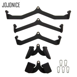 Palestra di casa Fitness V-Bar Pully Cavo Accessori per macchine Bicipiti Tricipiti Indietro Blaster Maniglia Tirare Imbottiture Manopole 1