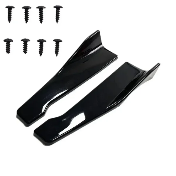 Universale 48 CENTIMETRI di Lunghezza Auto Gonna Laterale Paraurti Spoiler Splitter Protezione Scratch Per Audi Per BMW Per Benz Per AUDI Accessori 6