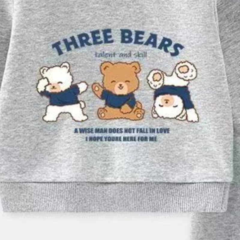 Set di vestiti per neonata Autunno Kid Felpe stampate Pullover Top e pantaloni 2 pezzi Completo per bambini Ragazzi Moda Tute Abiti 5