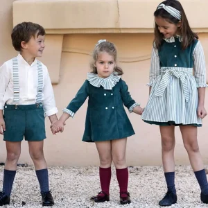 Set di vestiti spagnoli per bambini per ragazzi Estate Bambini Spagna Abiti Ragazze Boutique vintage Abito Abbigliamento per bambini Compleanno 1