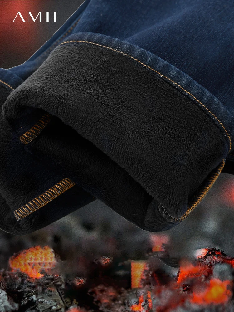 AMII Minimalismo Jeans da donna 2022 Autunno Piedi sottili Moda Casual All-match Cotone Leggero Strech Pantaloni alla caviglia 12260078 2