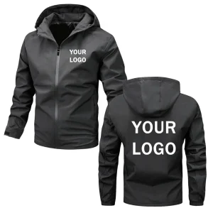 Personalizza il tuo logo, giacche primaverili e autunnali da uomo, giacche e felpe sportive per escursioni all'aria aperta, giacche con cerniera alla moda casual. 1