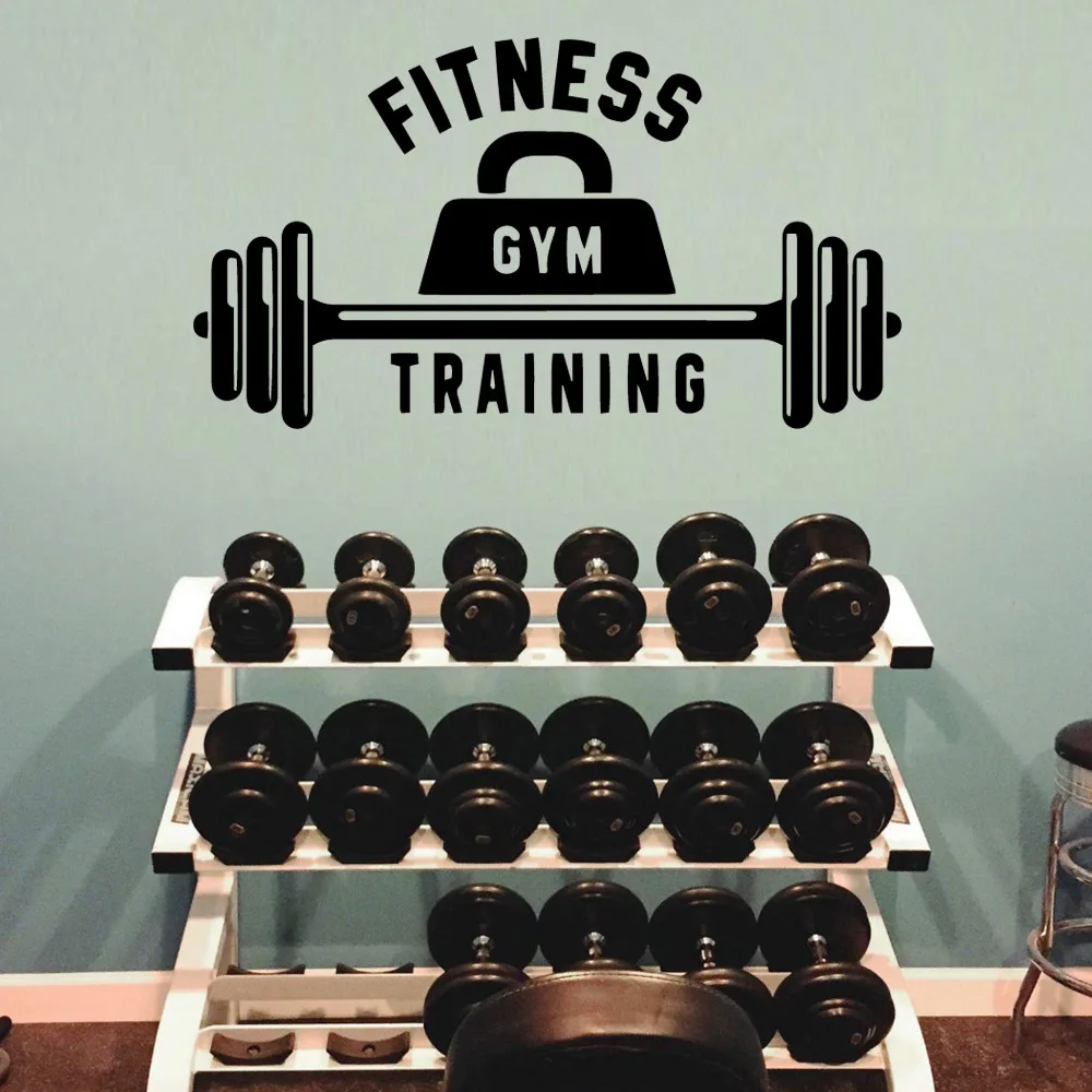 Adesivo da palestra Carta da parati in vinile impermeabile Decorazioni per la casa per la decorazione domestica Soggiorno Camera da letto Wall Art Decal 3