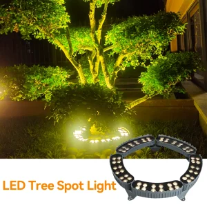 Set di lampade per abbracciare l'albero a LED da 5 pezzi Faretto in alluminio impermeabile per esterni Illuminazione decorativa per paesaggio notturno per cortile da giardino 1