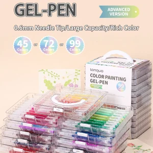 Languo 45/72/99/162 colori penna neutra multicolore manuale penna gel colorata studente scrittura pittura disegno pennarello cancelleria 1