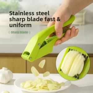 Utensili da cucina in acciaio inossidabile 304 Pressa per aglio manuale con manico in PP Strumenti per tagliare l'aglio per gadget da cucina domestici 1