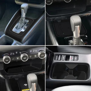 Scatola di immagazzinaggio centrale per auto in silicone Pad pannello del cambio copertura portabicchieri tappetini di ricarica wireless per Honda HRV Vezel 2025 2026 1