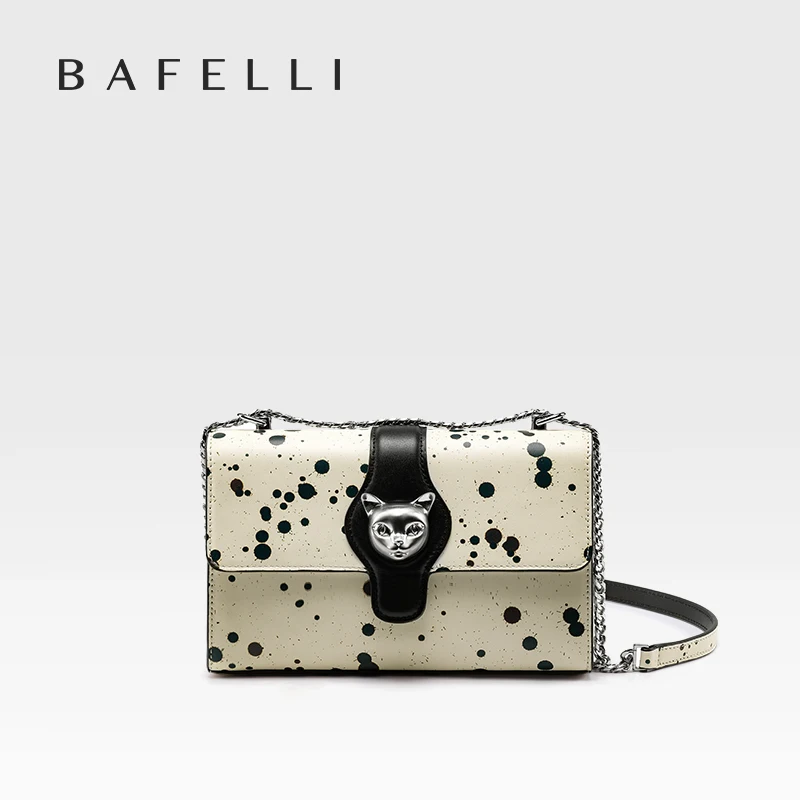 Nuove borse da donna BAFELLI 2024 TREND MESSENGER BAGS per le donne spalla in vera pelle CAT LUXURY BRAND DESIGNER STYLE 1