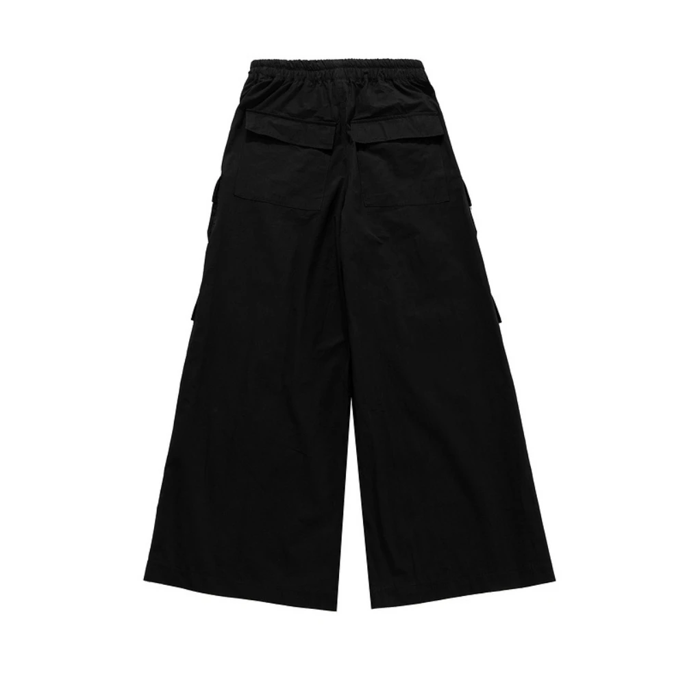 Owen Seak pantaloni Cargo da uomo pantaloni Casual larghi da uomo gotici autunno High Street pantaloni lunghi neri taglia XL 2