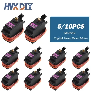 5/10pcs 13KG 15KG Servos Digitale MG995 MG996 MG996R Servo Metal Gear per RC Auto Robot Elicottero Barca Per Arduino Kit Fai Da Te 1