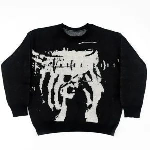 Maglione invernale da uomo pullover maglia a maniche lunghe top Hip Hop moda coreana Harajuku Jumper Gorhic Coat Y2k Streetwear abbigliamento 1