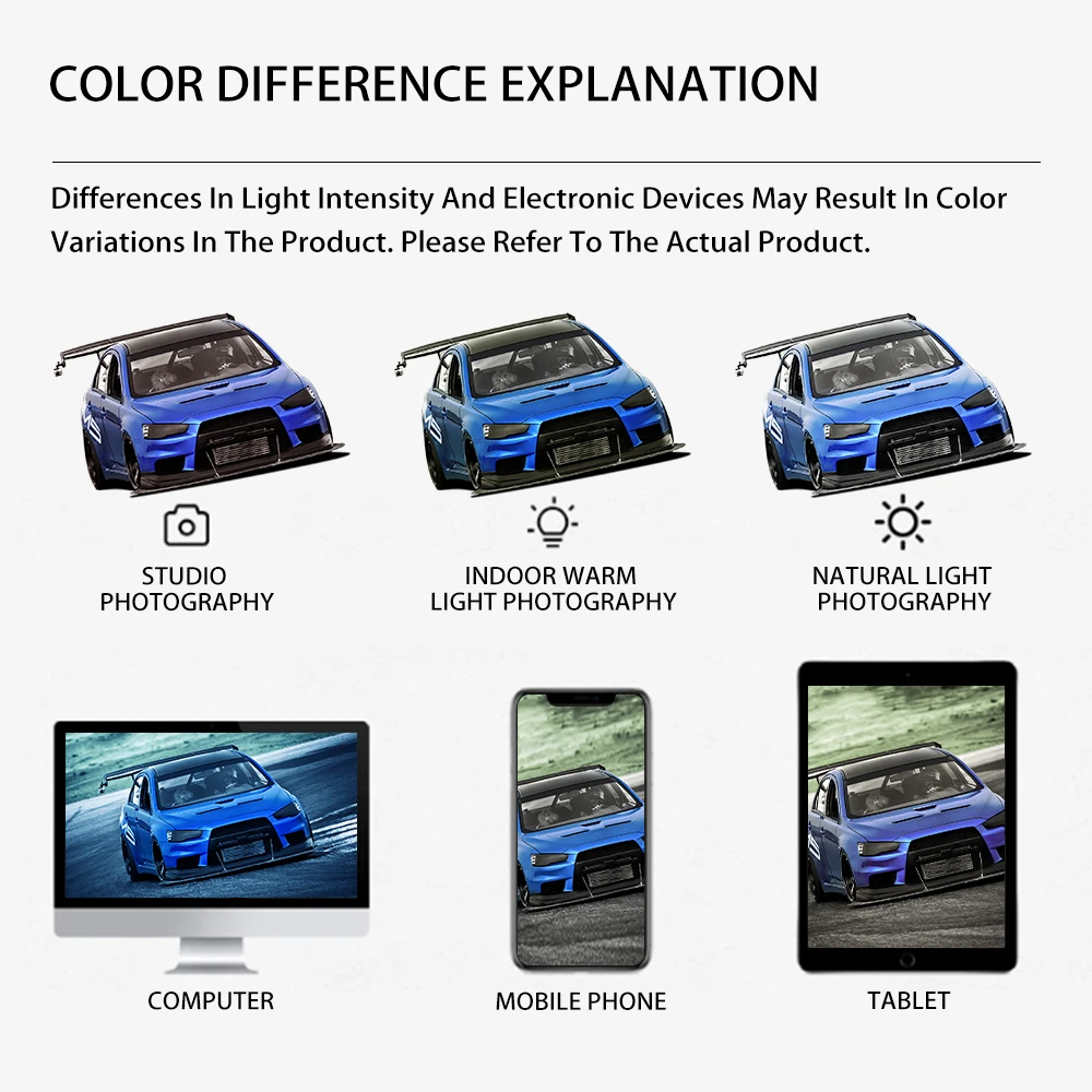 Adesivo per auto Pellicola in vinile da imballaggio bianca crema ultra lucida Cambia colore Pellicola avvolgente senza bolle Accessori per auto Interni ed esterni 5