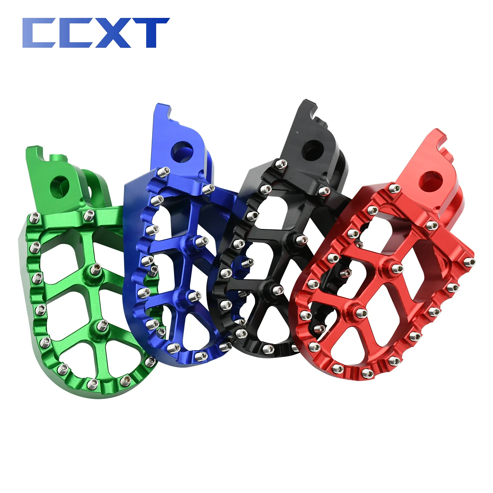 Per Honda CR 125R 250R CRF 150R 250X 250RX 450R 450X 450RX 450L 1000L 250L 250M Moto CNC Pedane Poggia Pedali Pedane 5