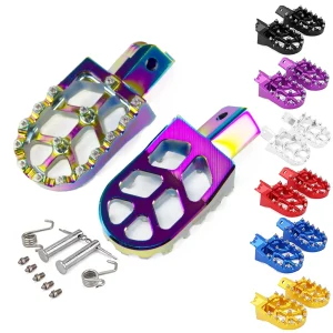 Per Honda CR CRF125 250 500 230 450R Ktm Moto CNC Piedi Piede Poses Pioli Pedale Off-Road Poggiapiedi Pedali Pit bike Pedane 1