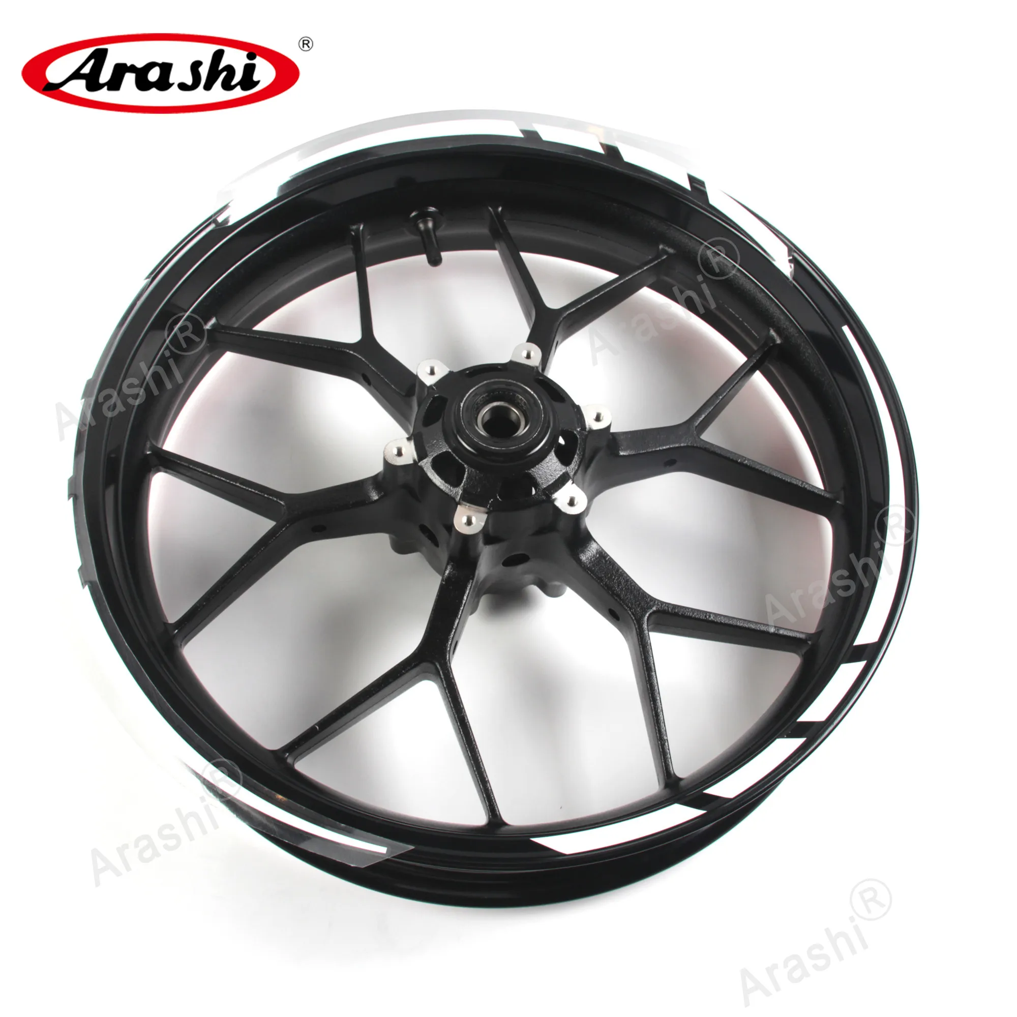 Moto Universale Anteriore Ruota Posteriore Cerchione Decalcomanie Ruote Wateroroof Adesivo Per KAWASAKI Z900 Z1000 Ninja Accessori 3