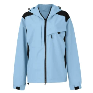 Cappotto autunnale da donna taglie forti Giacca con cappuccio a maniche lunghe moda casual Impermeabile impermeabile da esterno Giacche da trekking con cappuccio 1