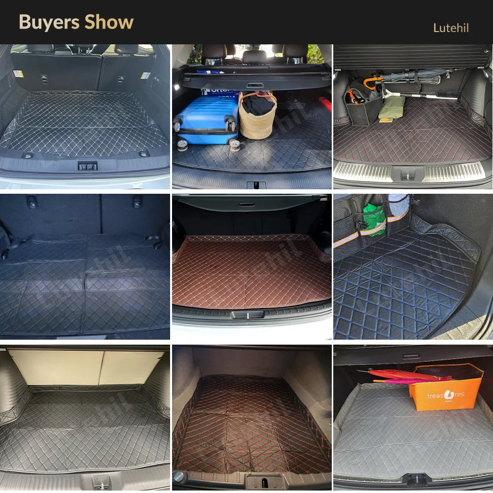 Per A4 B9 Allroad/Avant/Sedan 2017-2024 23 22 21 20 19 18 MK5 Lutehil 3D Bagagliaio di un'auto Zerbino Cargo Liner Tappeto Accessori Interni 3