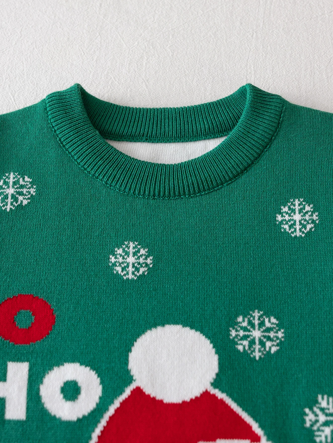 Pullover maglione con motivo Babbo Natale in stile carino per ragazzi e ragazze adatto per feste di Natale in primavera, autunno e inverno 3